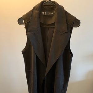 Zara long shade blazer coat